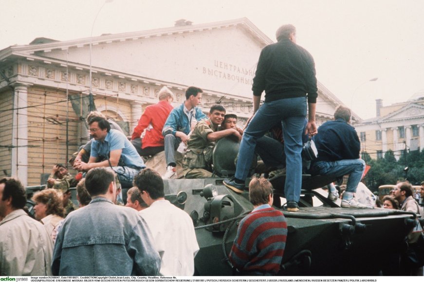 Vida Press nuotr./1991-ųjų pučas Maskvoje