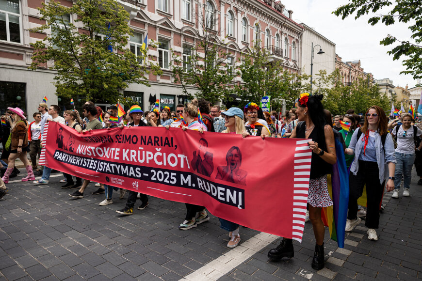 Pauliaus Peleckio / BNS nuotr./„Vilnius pride“ 2025