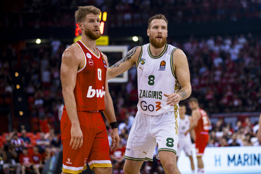 zalgiris.lt nuotr./Thomasas Walkupas ir Ignas Brazdeikis