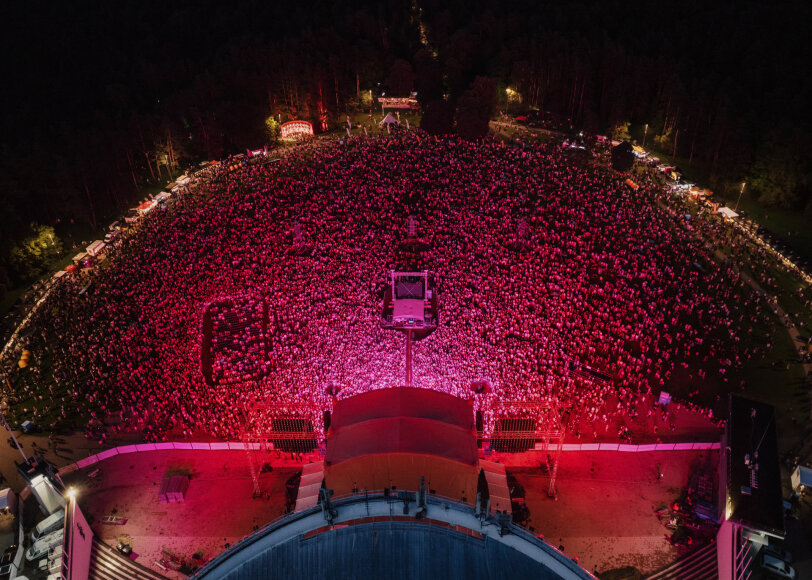 Organizatorių nuotr./Tūkstančiai žmonių Vingio parke šventė Vilniaus gimtadienį