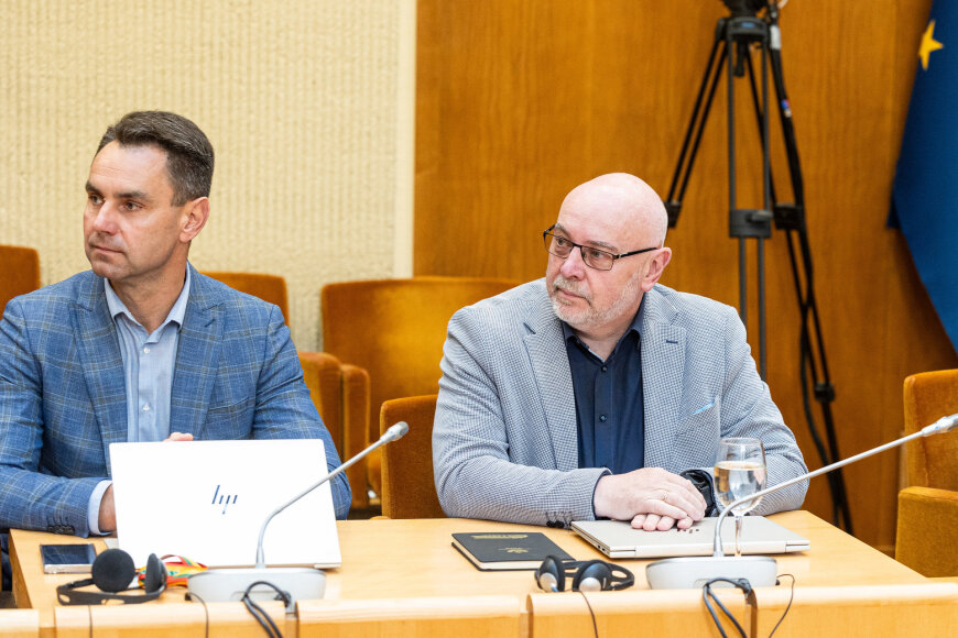 Pauliaus Peleckio / BNS nuotr./Audrius Radvilavičius (dešinėje)