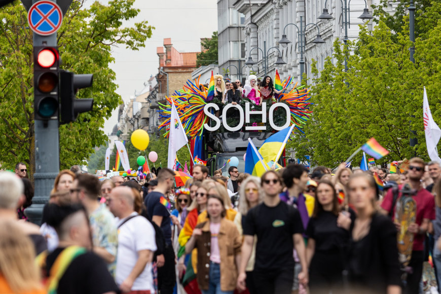 Pauliaus Peleckio / BNS nuotr./„Baltic Pride 2022“ eitynės Vilniuje