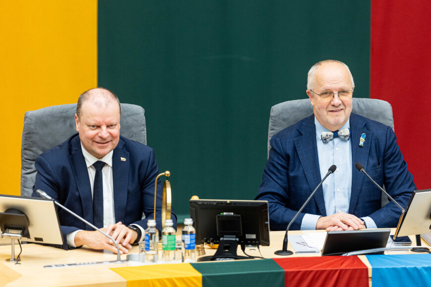 Pauliaus Peleckio / BNS nuotr./Saulius Skvernelis, Juozas Olekas