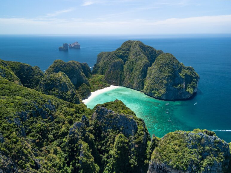 Shutterstock nuotr. / Maya įlanka, Koh Phi Phi, Tailandas