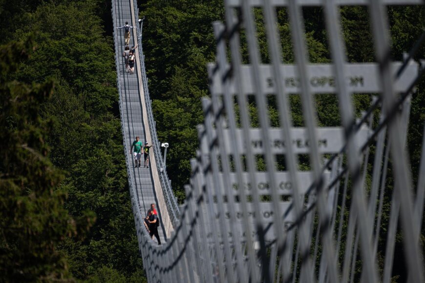 Vida Press nuotr. / „Skywalk Willingen“ Vokietijoje