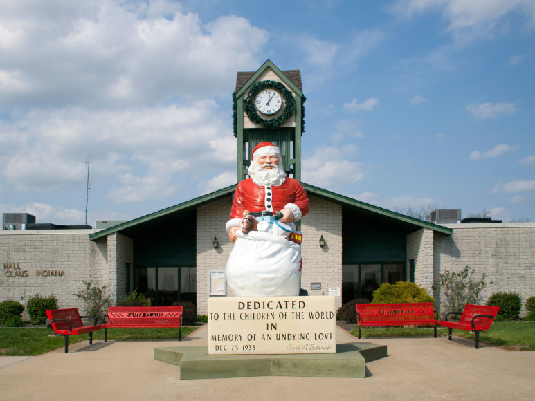 Vida Press nuotr. / Santa Claus miestelis, Indiana, JAV