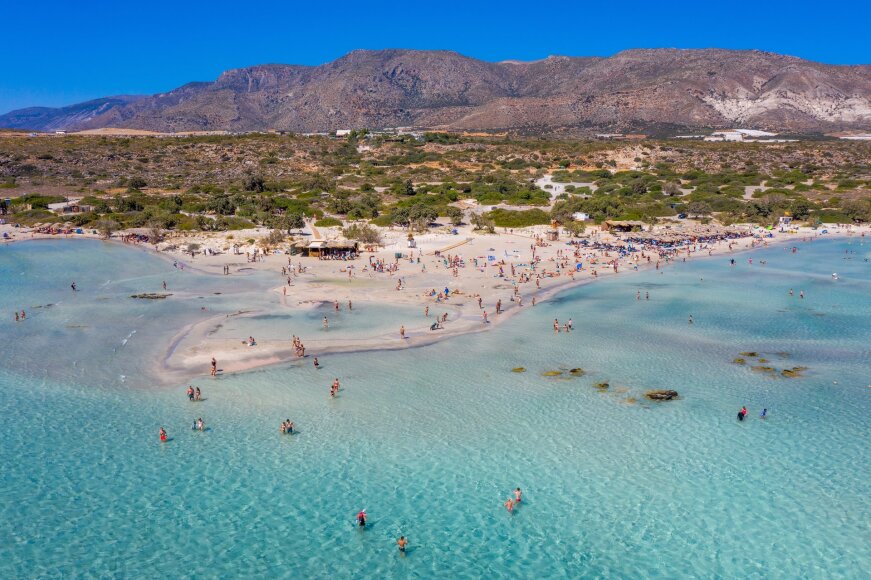 Shutterstock nuotr. / Elafonissi paplūdimys, Kreta, Graikija