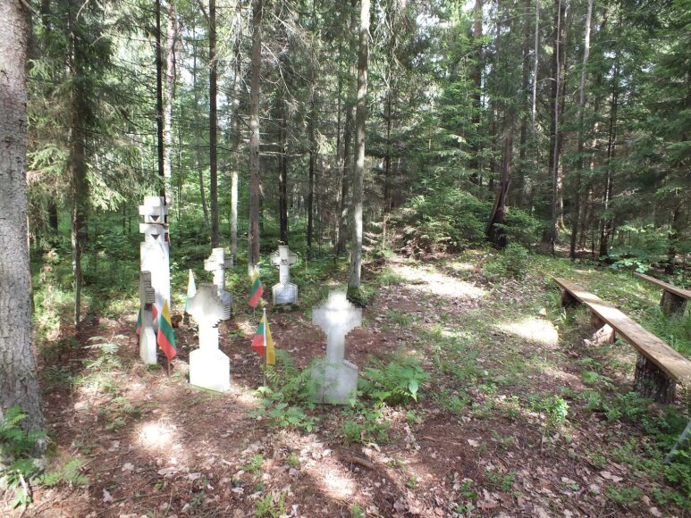 Valdo Striužo nuotr./Partizanų žūties vieta 2019 metais