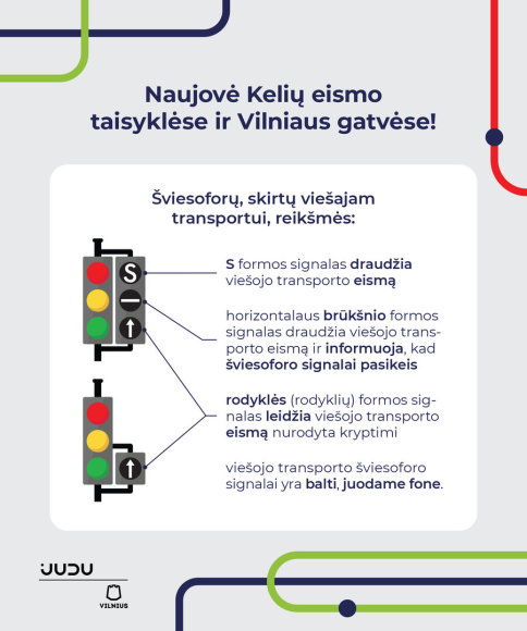 „Susisiekimo paslaugų“ nuotr./Vilniuje įrengta pirmoji viešajam transportui skirta šviesoforo sekcija