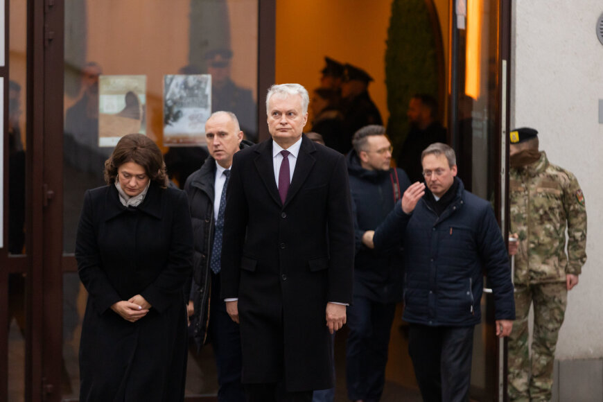 Patricija Adamovič / BNS/Atsisveikinimo ceremonija su Lietuvoje mirusiu Belgijos kariu