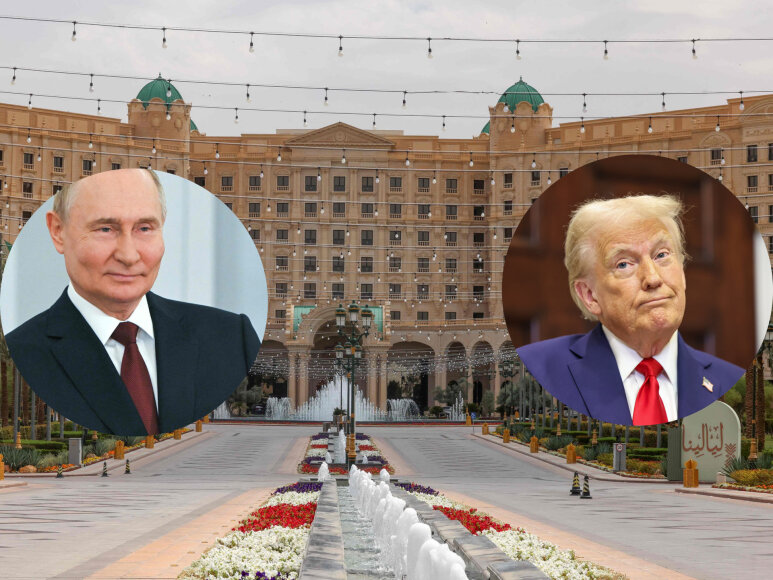 15min koliažas/Vladimiras Putinas ir Donaldas Trumpas