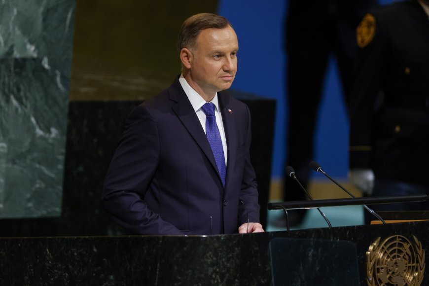 „AFP“/„Scanpix“/Lenkijos prezidentas Andrzejus Duda