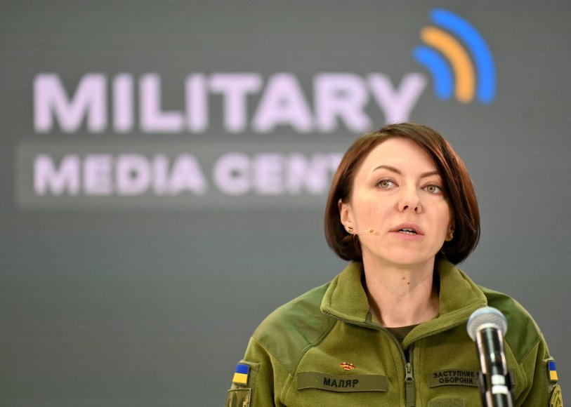 „AFP“/„Scanpix“/Ukrainos gynybos ministro pavaduotoja Hanna Maliar