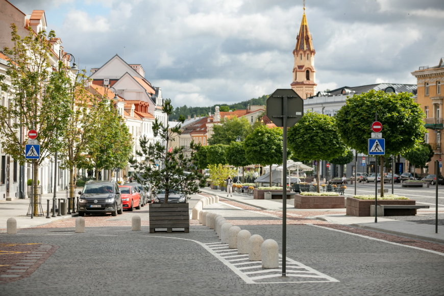 Sauliaus Žiūros nuotr./Kilpinis eismas Vilniuje