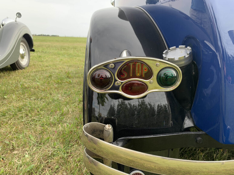 E.Einorio archyvo nuotr./5. Lempiniai posūkio signalai pradžioje buvo montuojami tik vienoje kurioje automobilio pusėje, arba per vidurį. E. E. nuotrauka