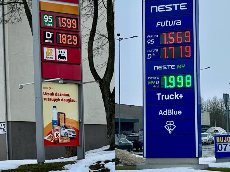 15min koliažas/Degalų kainos kovo 3 d.