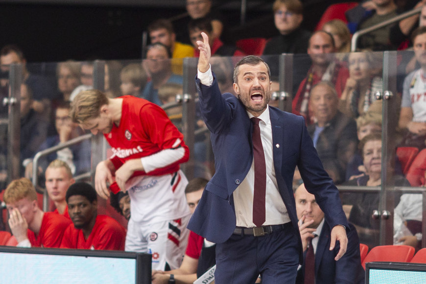 Irmanto Gelūno / BNS nuotr./LKl rungtynės: Vilniaus „Rytas“ - Mažeikių „M Basket Dalamode“. Marius Kiltinavičius