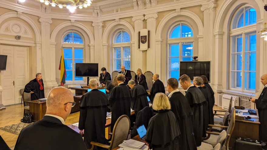 Sauliaus Chadasevičiaus / 15min nuotr./Drąsutis Zagreckas liudijo teisėjų korupcijos byloje