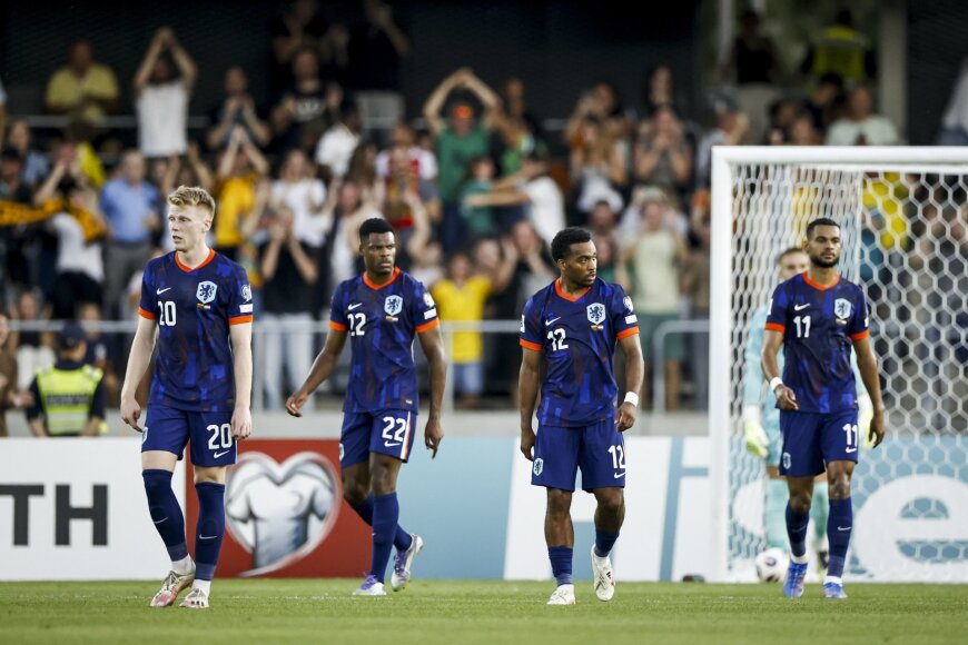 Vida Press nuotr./Nyderlandų futbolininkai rungtynėse Kaune