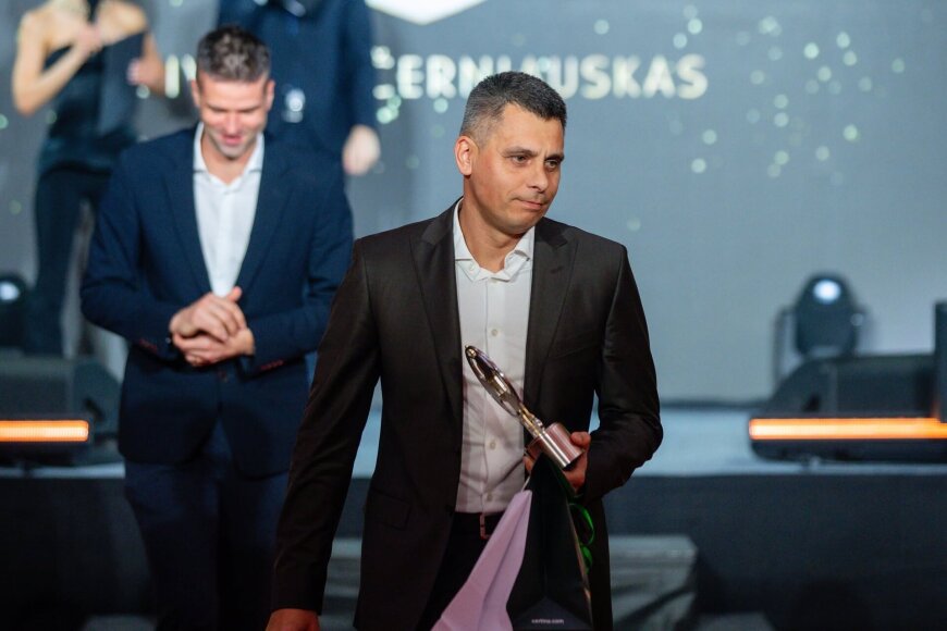 LFF nuotr./Eivinas Černiauskas – geriausias 2025 m. Lietuvos futbolo treneris