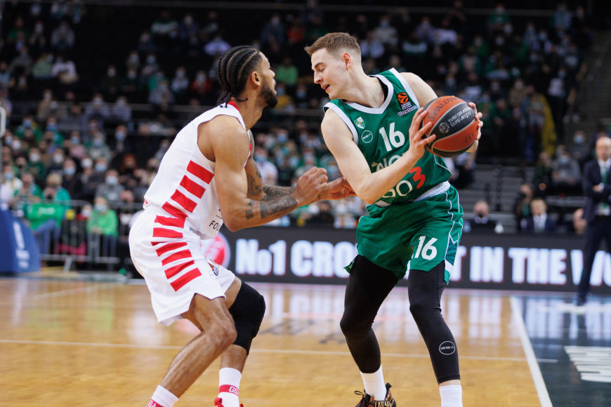 Eriko Ovčarenko / BNS nuotr./Kauno „Žalgiris“ – Pirėjo „Olympiakos“