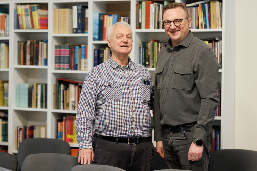 Eriko Ovčarenko / BNS nuotr./Frankas van Dalenas ir Dainius Jaudegis