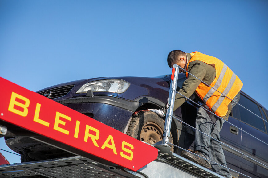 Juliaus Kalinsko / 15min nuotr./UAB „Bleiras Logistics“ vairuotojų mokymai