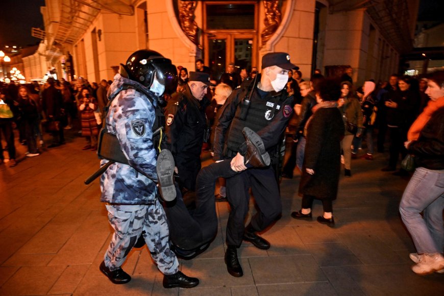 AFP/„Scanpix“ nuotr./Protestai Rusijoje