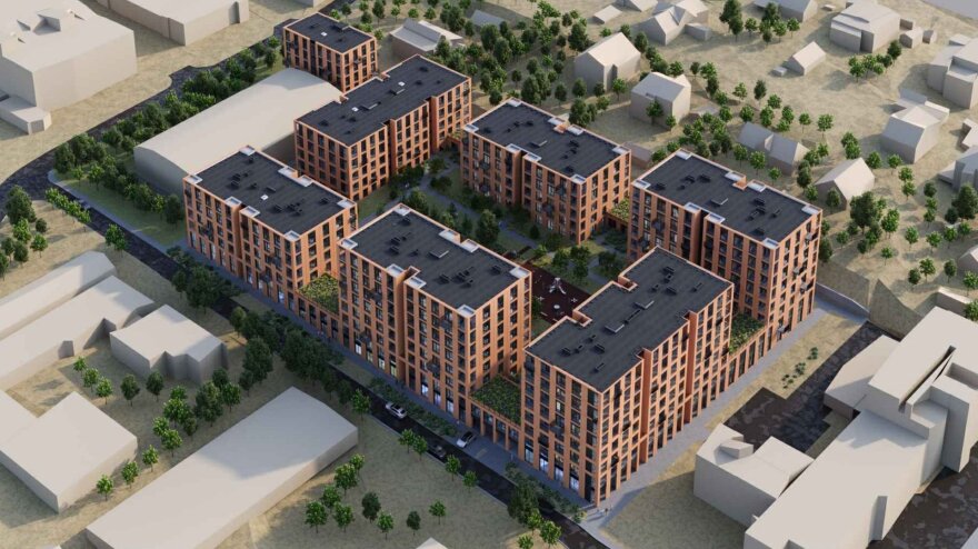 T.Balčiūno architektūros biuro vizualizacijos/Žalgirio g. 131 kvartalo projektiniai pasiūlymai