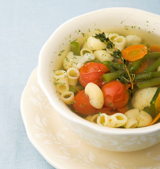 Daržovių ir makaronų sriuba