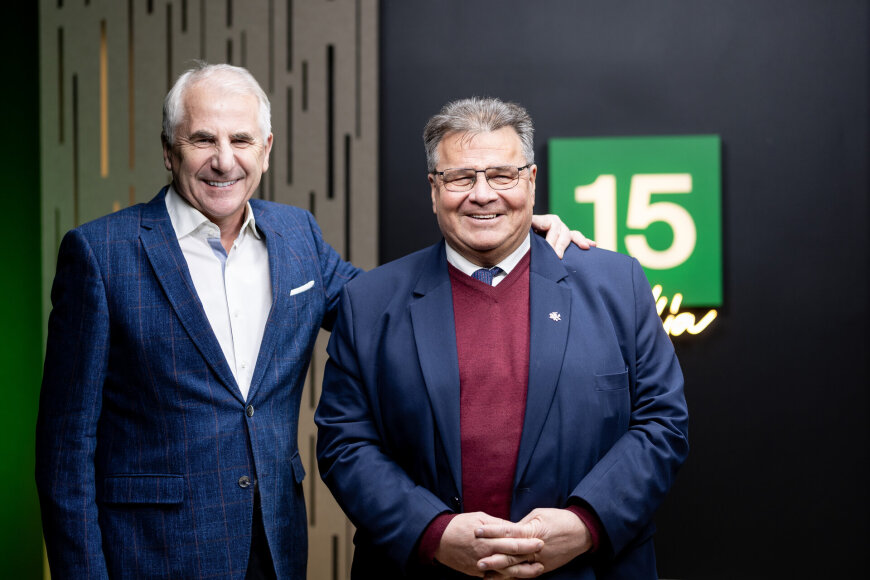 Lukas Balandis / BNS nuotr./Vygaudas Ušackas, Linas Linkevičius