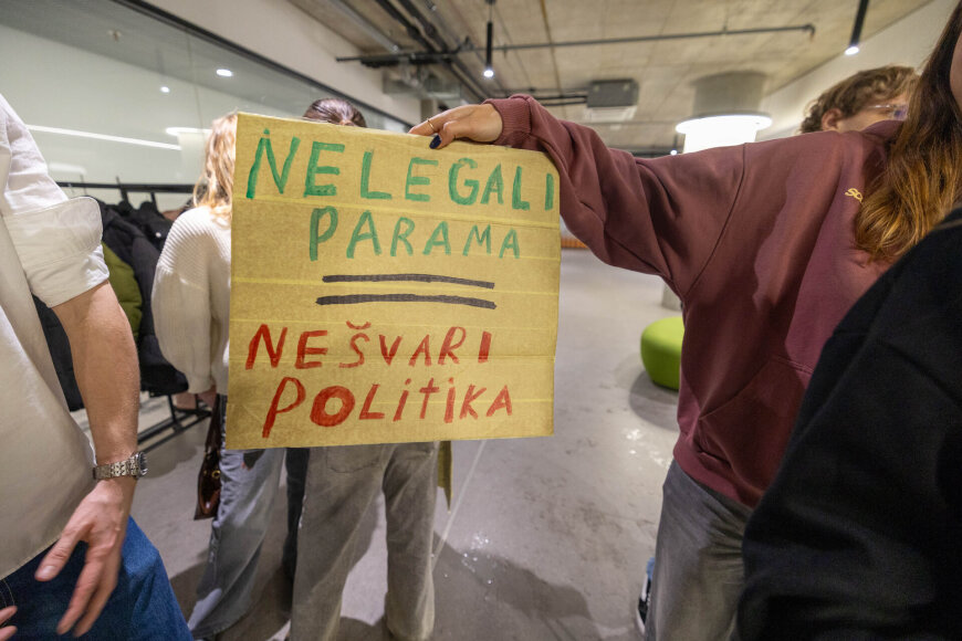 Teodoro Biliūno / BNS nuotr./Remigijaus Žemaitaičio susitikimas Kaune