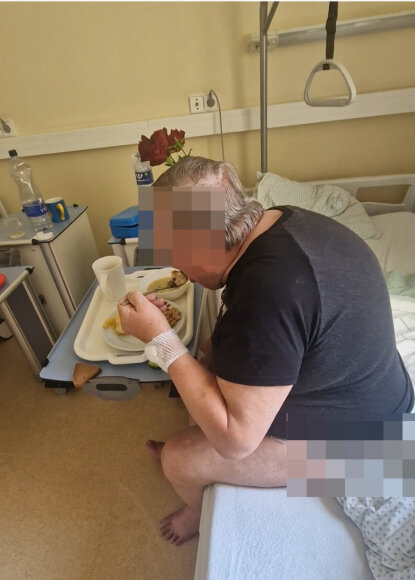 Skaitytojos Justinos nuotr./Insultą patyręs pacientas Kauno ligoninėje