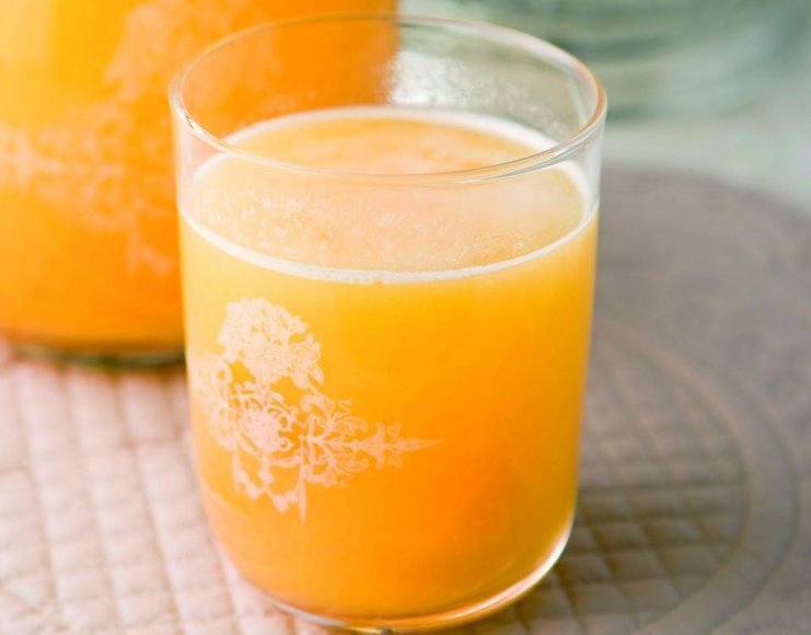 Persikų ir apelsinų limonadas