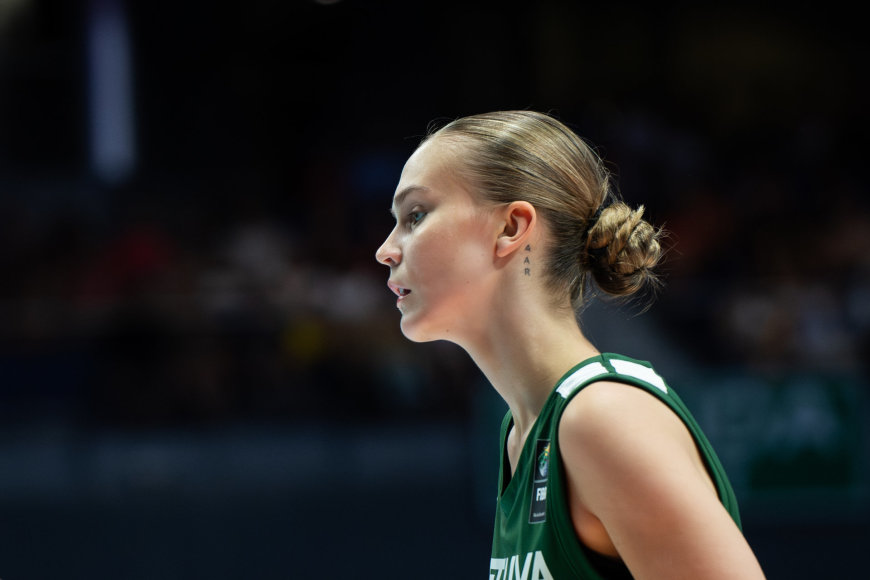 „Scanpix“ nuotr./Lietuvos U19 merginų rinktinės lyderė Justė Jocytė