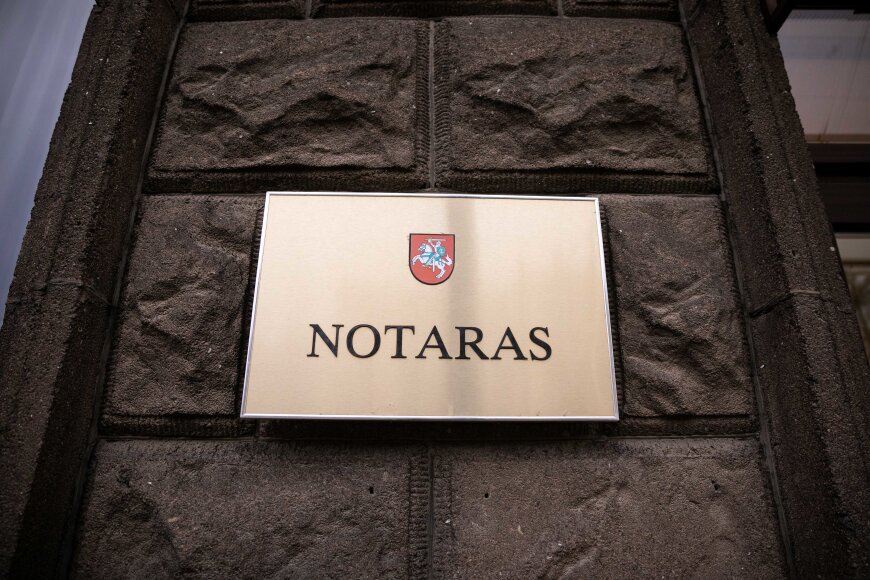 Žygimanto Gedvilos / BNS nuotr./Notaras