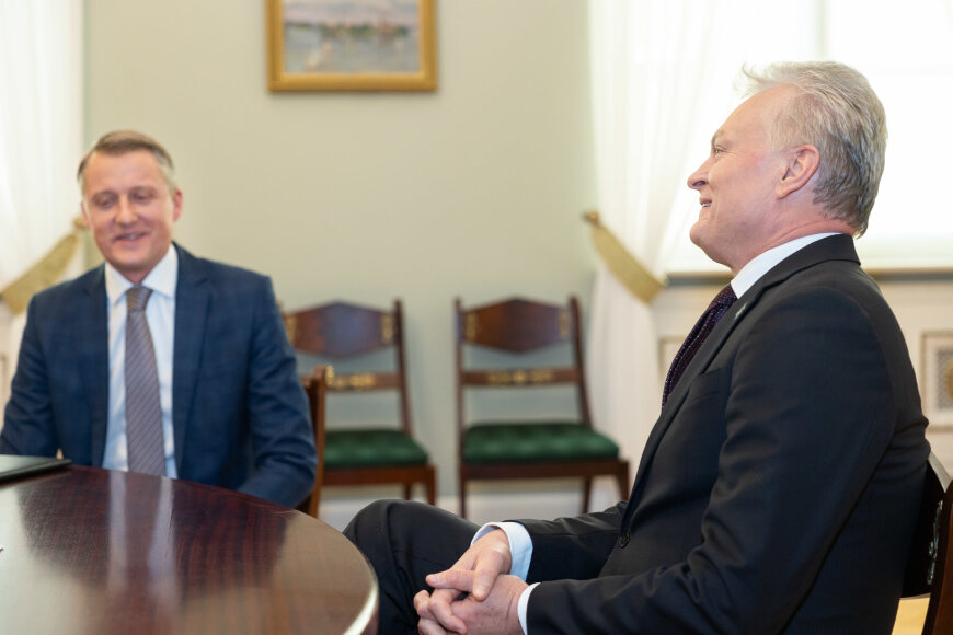 Roberto Riabovo / BNS nuotr./Žygimantas Vaičiūnas, Gitanas Nausėda