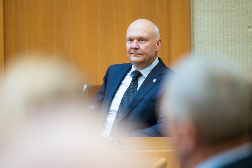 Roberto Riabovo / BNS nuotr./Seime vyko Vadovybės apsaugos tarnybos Garbės medalio įteikimo ceremonija