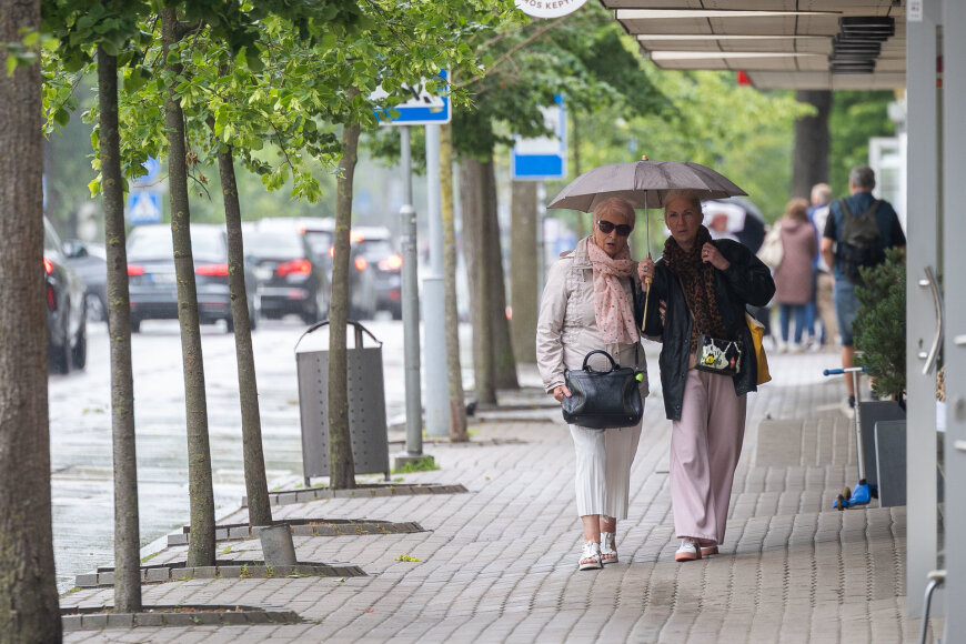 Roberto Riabovo / BNS nuotr./Lietinga vasara Palangoje 
