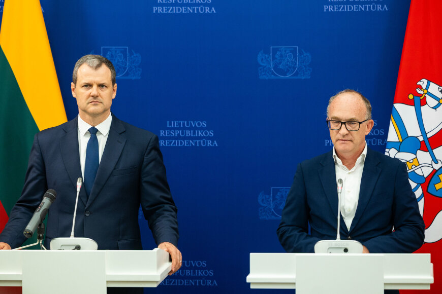 Roberto Riabovo / BNS nuotr./Gintautas Paluckas, Frederikas Jansonas