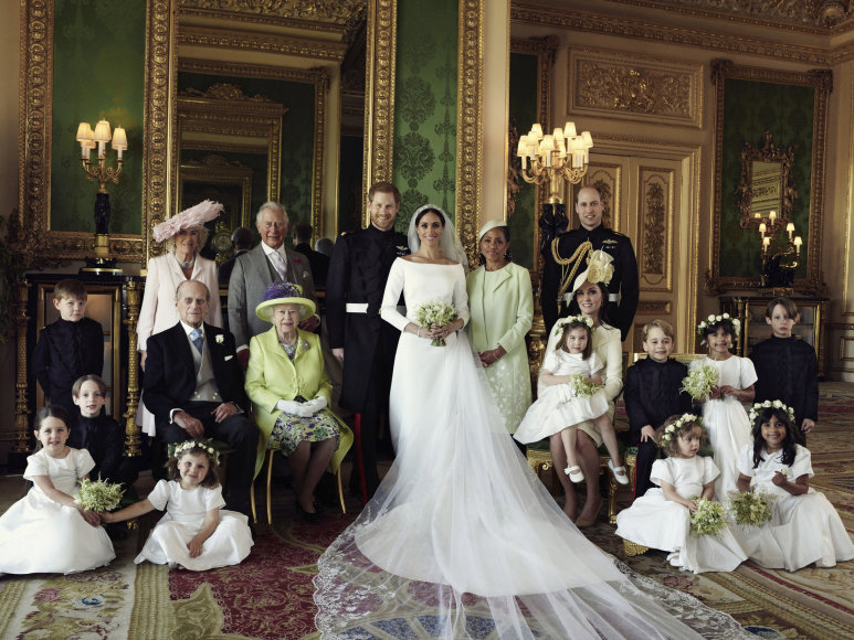 „Scanpix“/AP nuotr./Princo Harry ir Meghan Markle vestuvės