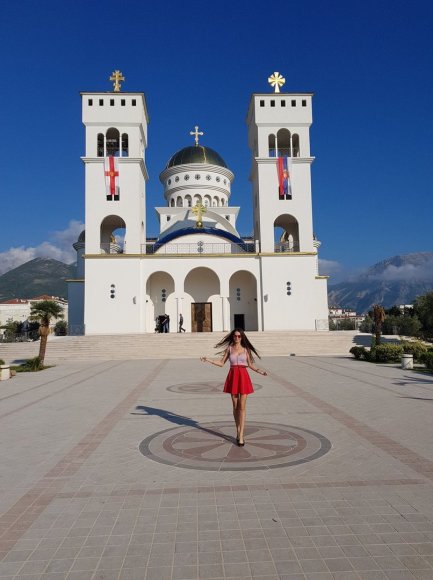 Asmeninio albumo nuotr./Užsienyje viena keliaujanti Lina Matulevičiūtė