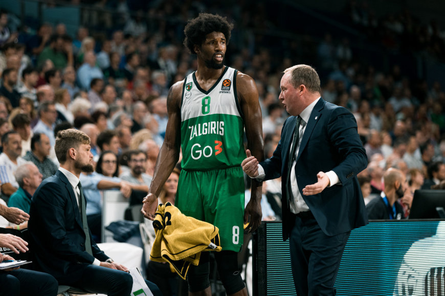 zalgiris.lt nuotr./Kevarriusas Hayesas ir Kazys Maksvytis