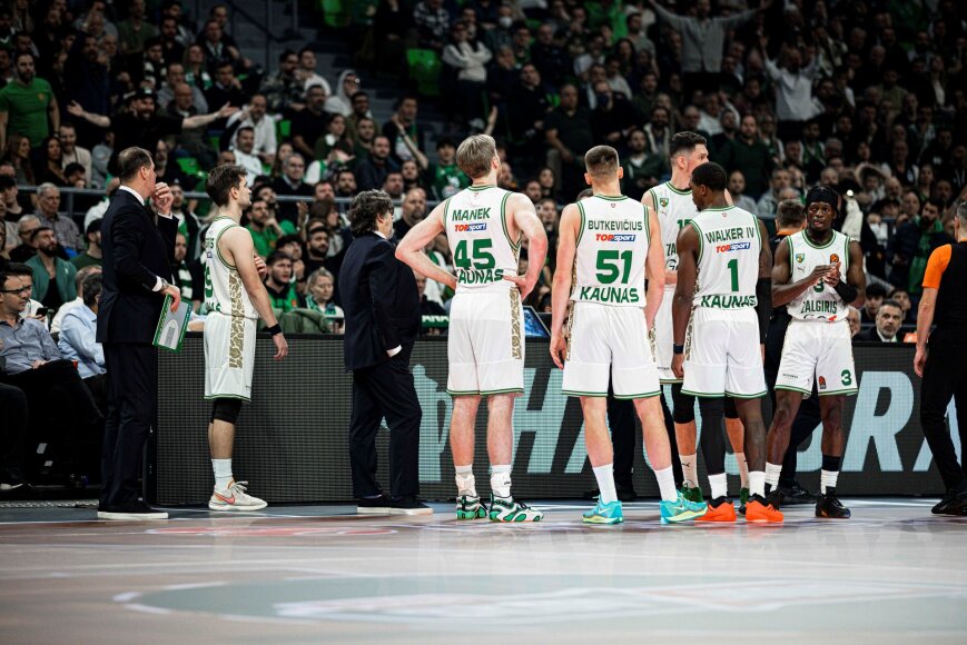 zalgiris.lt nuotr./Kauno „Žalgirio“ žaidėjai