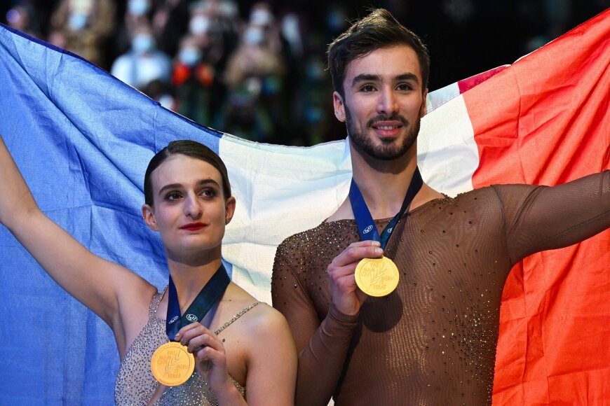 „Scanpix“ nuotr./Gabriella Papadakis ir Guillaume'as Cizeronas