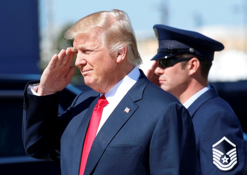 JAV prezidentas Donaldas Trumpas / Kevin Lamarque / REUTERS