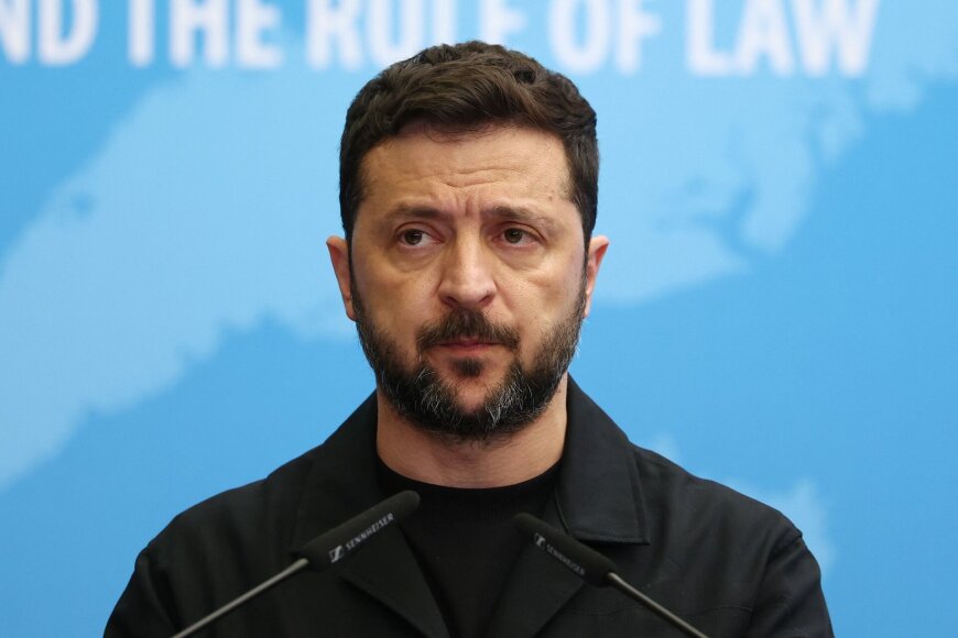 Volodymyras Zelenskis / FREDERICK FLORIN / AFP