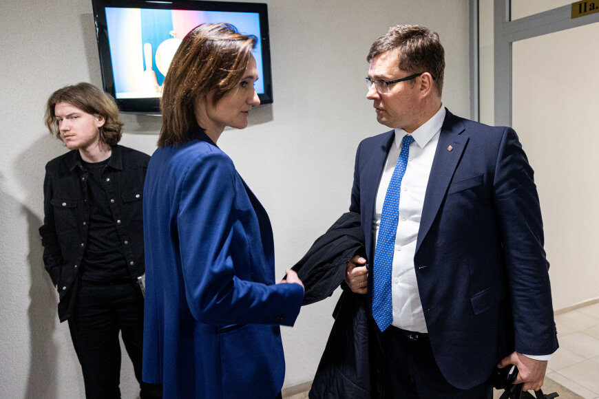 Pauliaus Peleckio / BNS nuotr./Viktorija Čmilytė - Nielsen, Laurynas Kasčiūnas