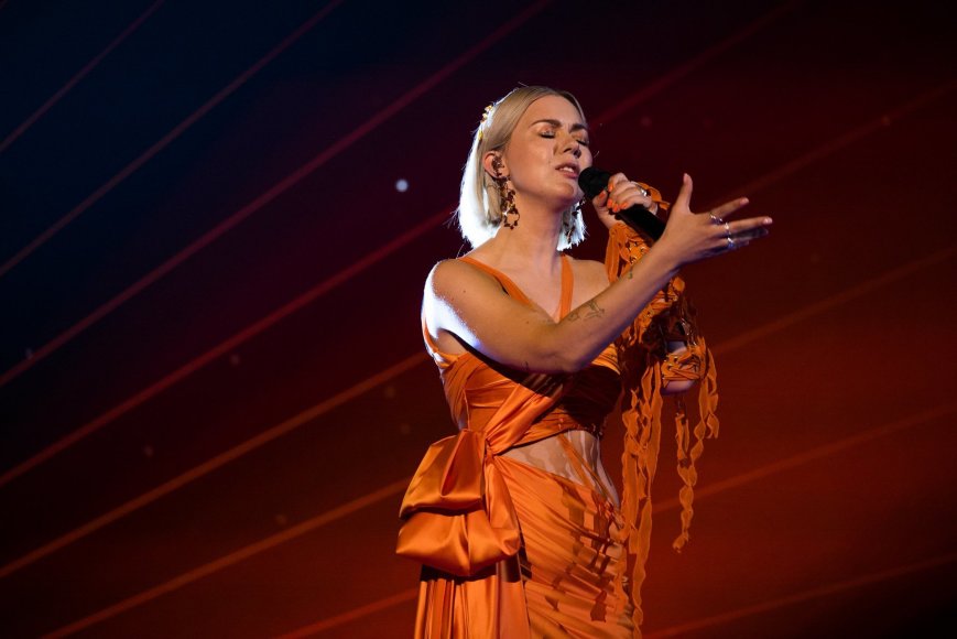Corinne Cumming / EBU nuotr./Monika Linkytė pirmoje „Eurovizijos“ repeticijoje