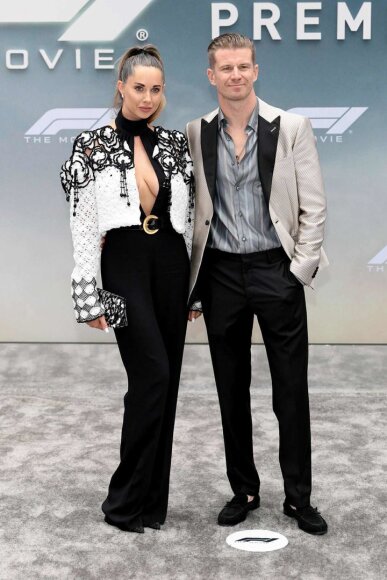 Asmeninio albumo nuotr./Eglė Ruškytė-Hülkenberg ir Nico Hülkenbergas